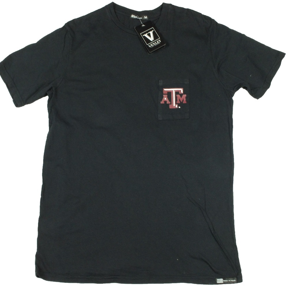 Front Pocket A&M Short Sleeve Shirt Size M Venley